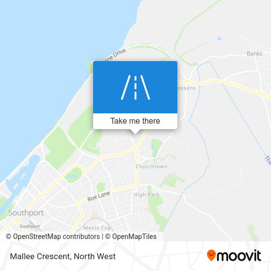 Mallee Crescent map