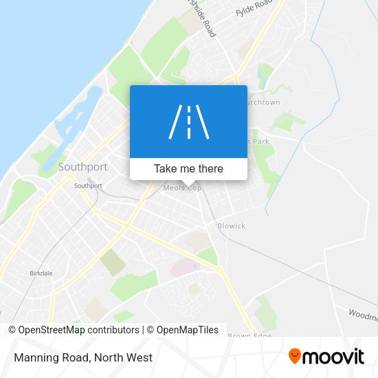 Manning Road map