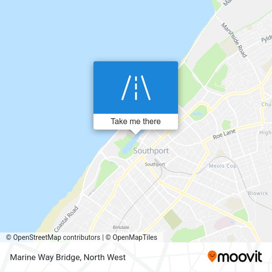 Marine Way Bridge map
