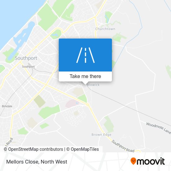 Mellors Close map