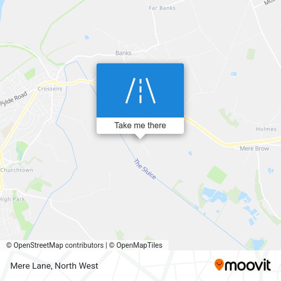 Mere Lane map