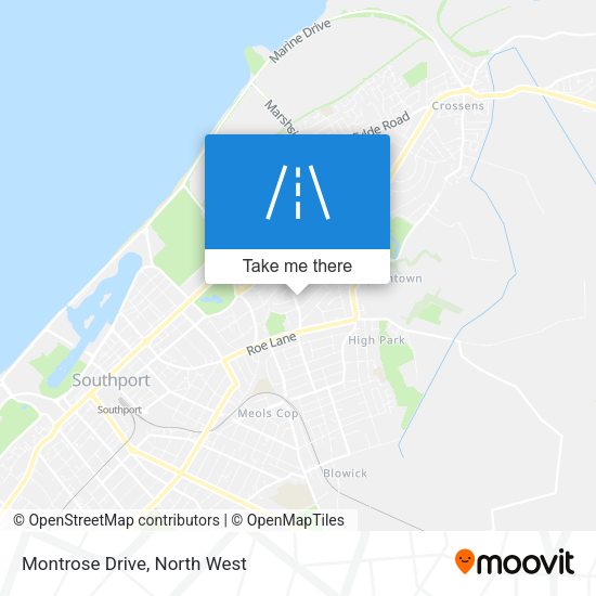 Montrose Drive map