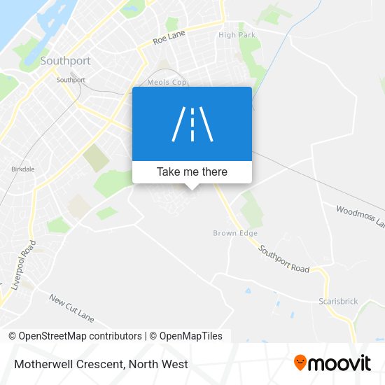 Motherwell Crescent map
