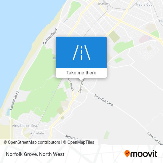 Norfolk Grove map