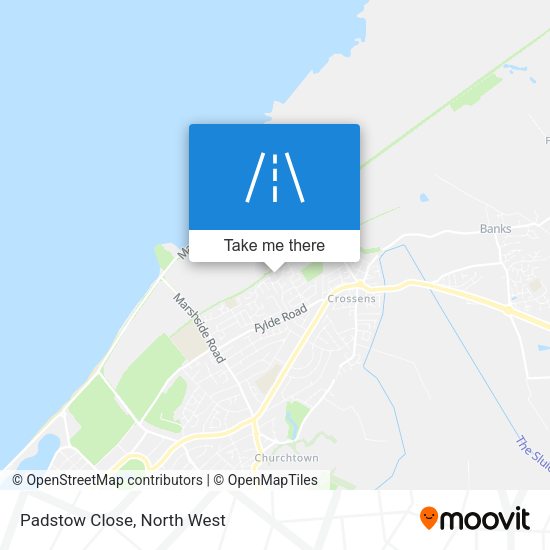 Padstow Close map
