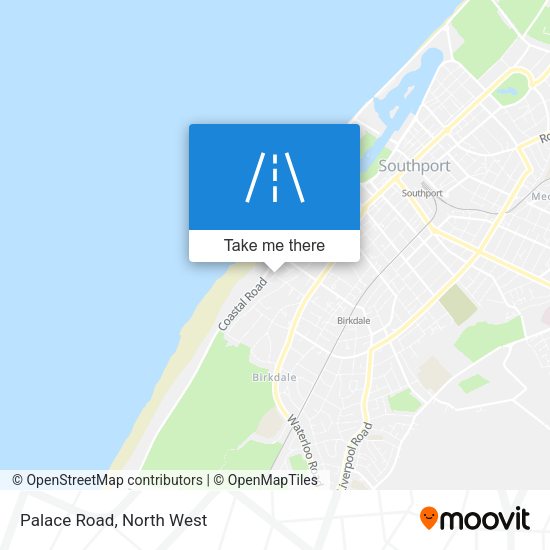 Palace Road map