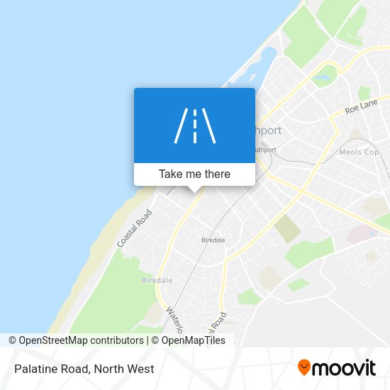 Palatine Road map