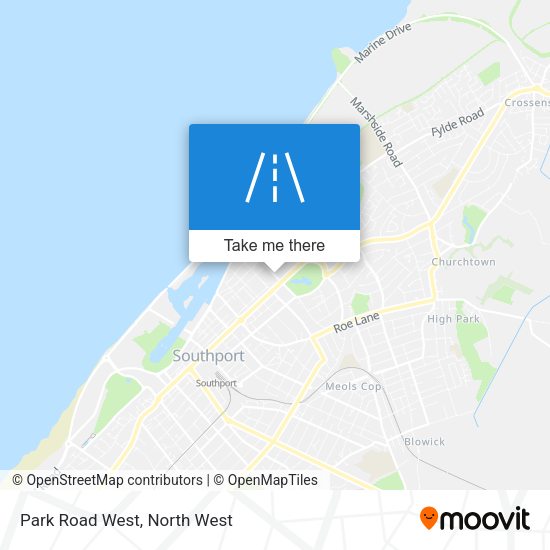 Park Road West map