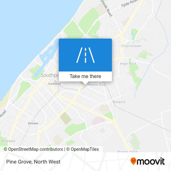 Pine Grove map