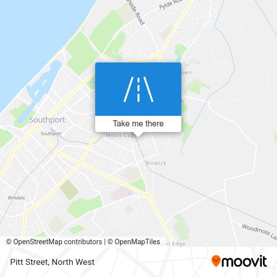 Pitt Street map