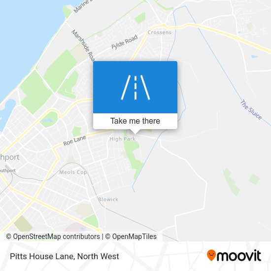 Pitts House Lane map