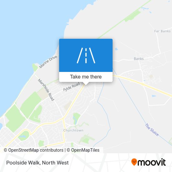 Poolside Walk map
