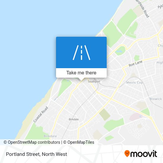 Portland Street map