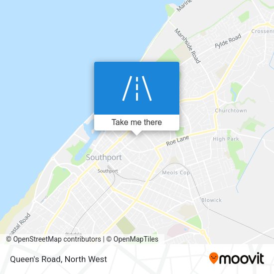Queen's Road map