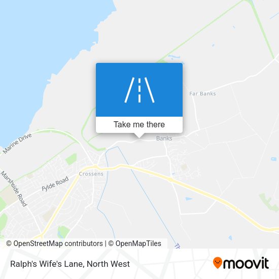 Ralph's Wife's Lane map