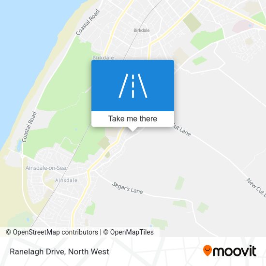 Ranelagh Drive map