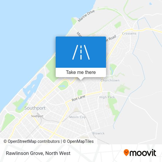 Rawlinson Grove map