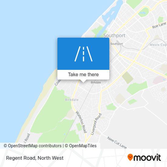 Regent Road map