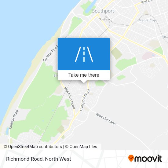 Richmond Road map