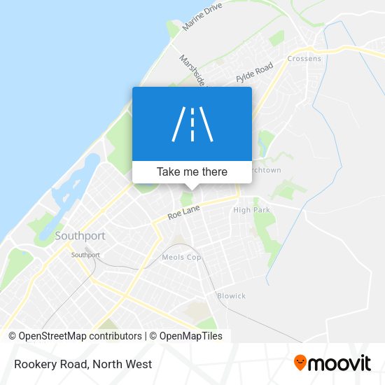 Rookery Road map