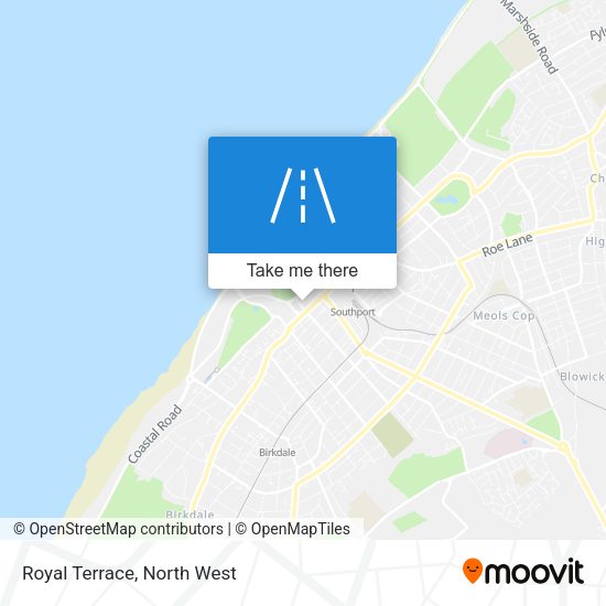 Royal Terrace map
