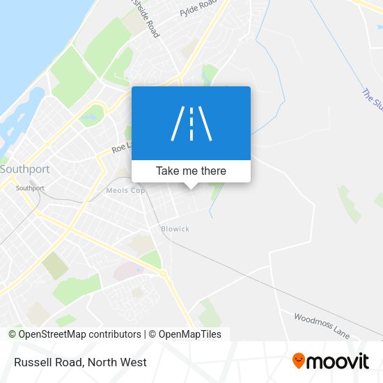 Russell Road map
