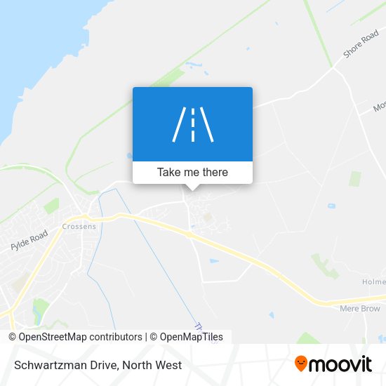 Schwartzman Drive map