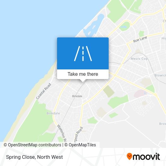 Spring Close map