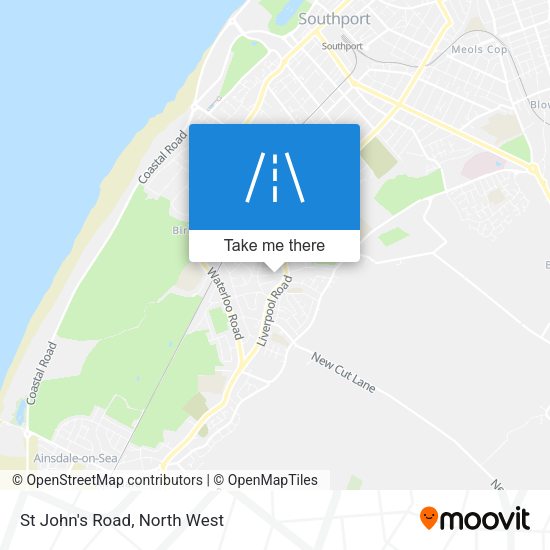 St John's Road map