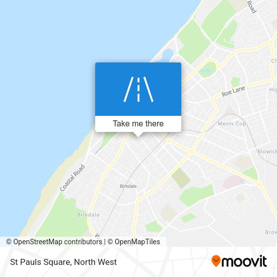 St Pauls Square map