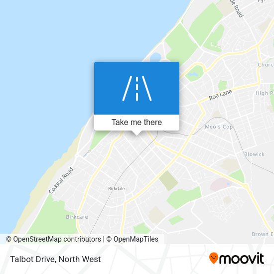 Talbot Drive map