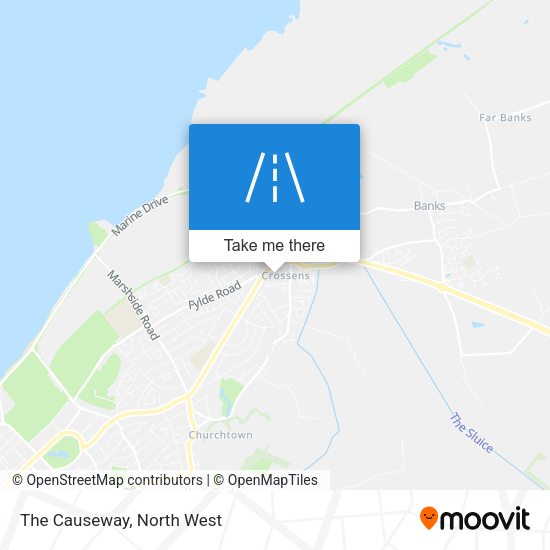 The Causeway map