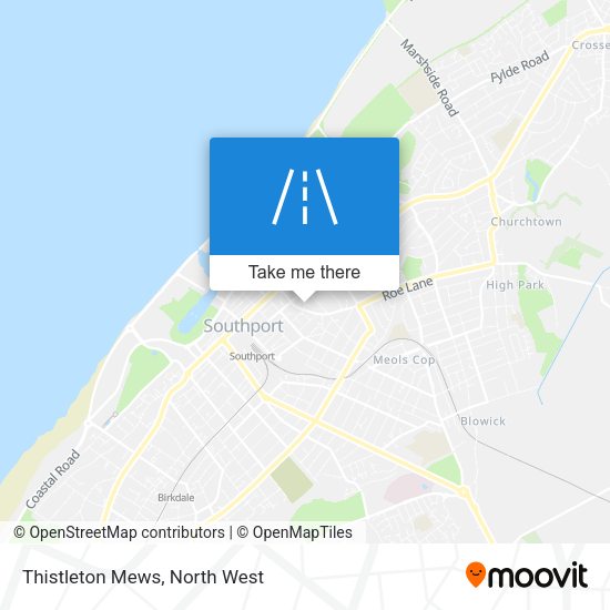 Thistleton Mews map