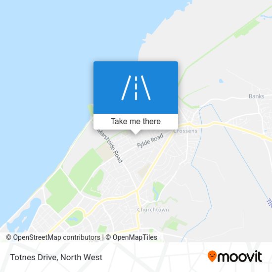 Totnes Drive map