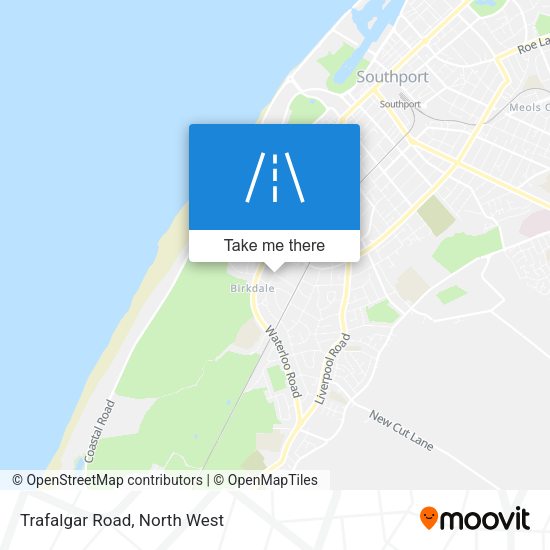 Trafalgar Road map