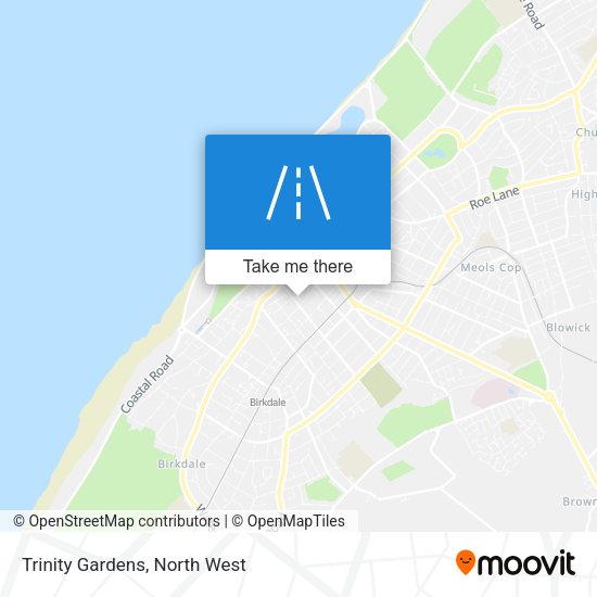 Trinity Gardens map
