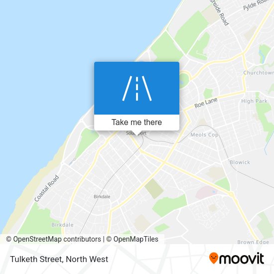 Tulketh Street map