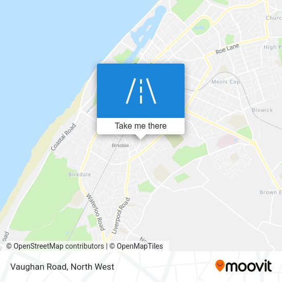 Vaughan Road map
