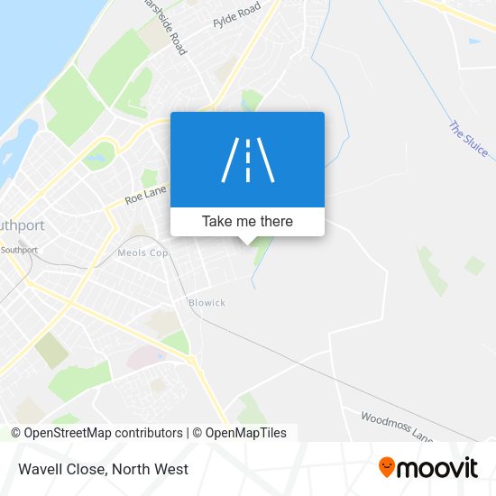 Wavell Close map