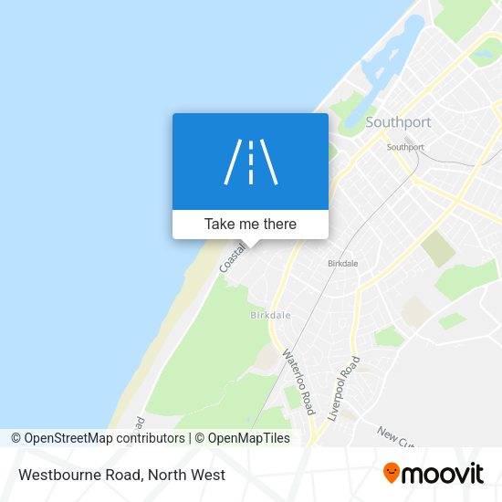 Westbourne Road map