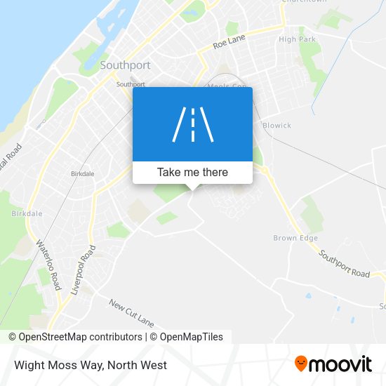 Wight Moss Way map