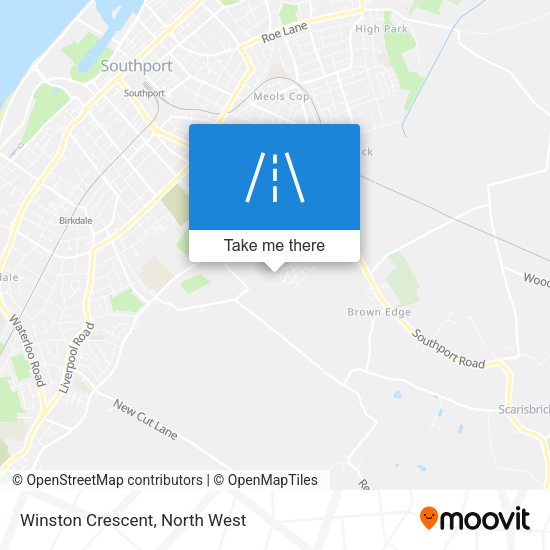 Winston Crescent map