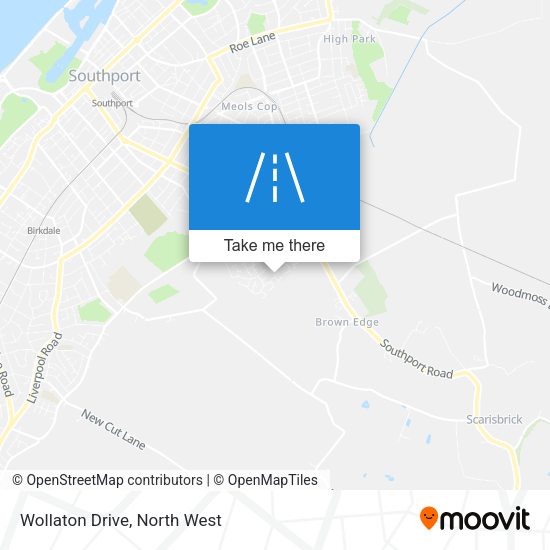 Wollaton Drive map