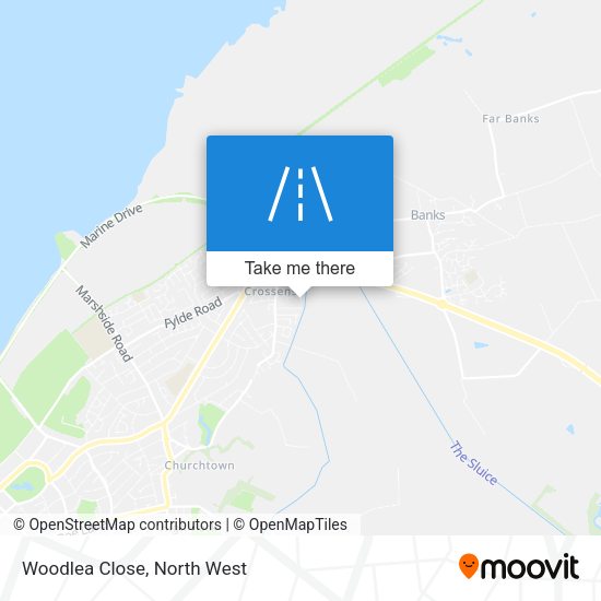 Woodlea Close map