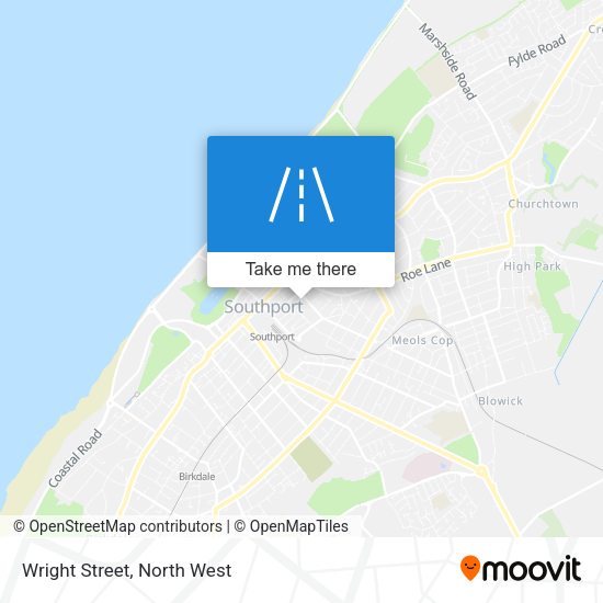 Wright Street map
