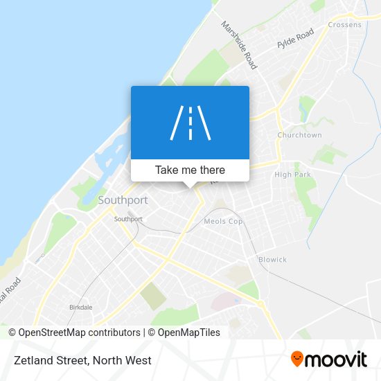 Zetland Street map