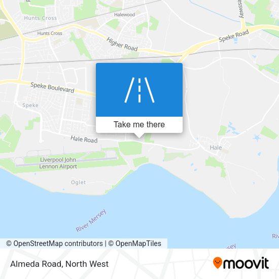 Almeda Road map