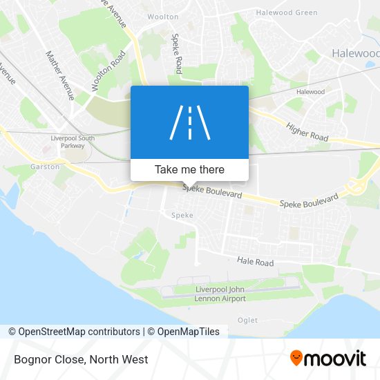 Bognor Close map