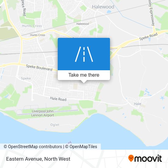 Eastern Avenue map