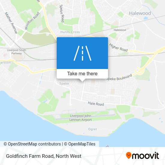 Goldfinch Farm Road map